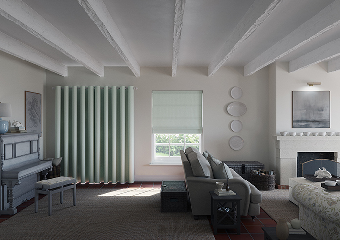 Stamford, Seafoam - Made to Measure Curtains - Image 7